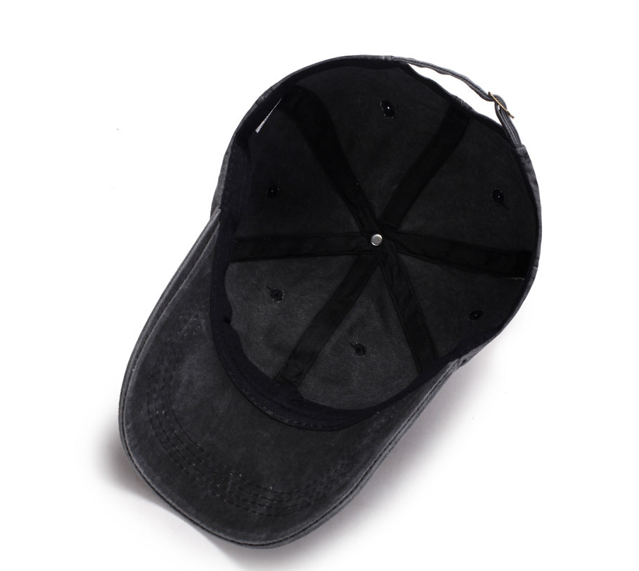 Pure Cotton Washed Baseball Cap Casual Light Board For Old Shading - Loritta