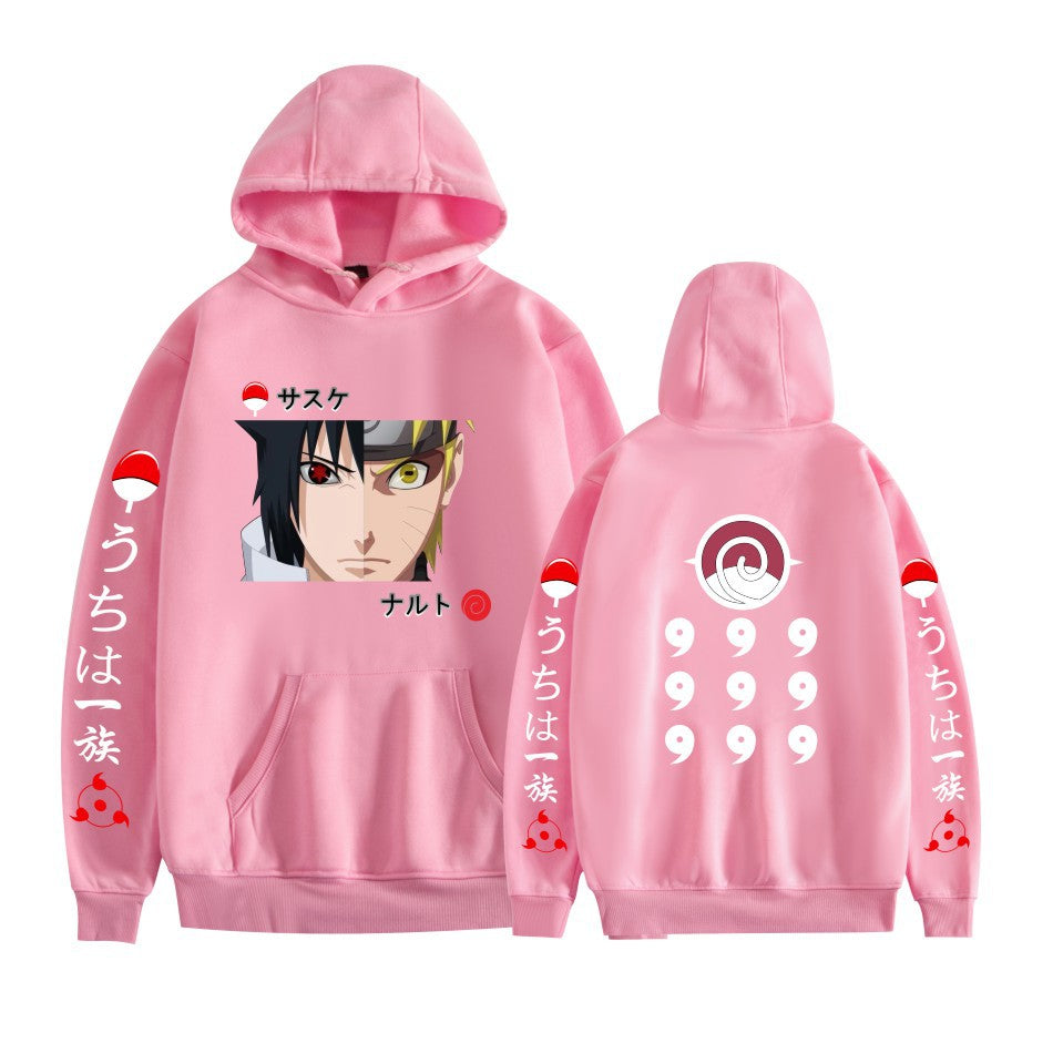 Japanese Anime Hoodies, Naruto's Sasuke Printed Sweatshirt