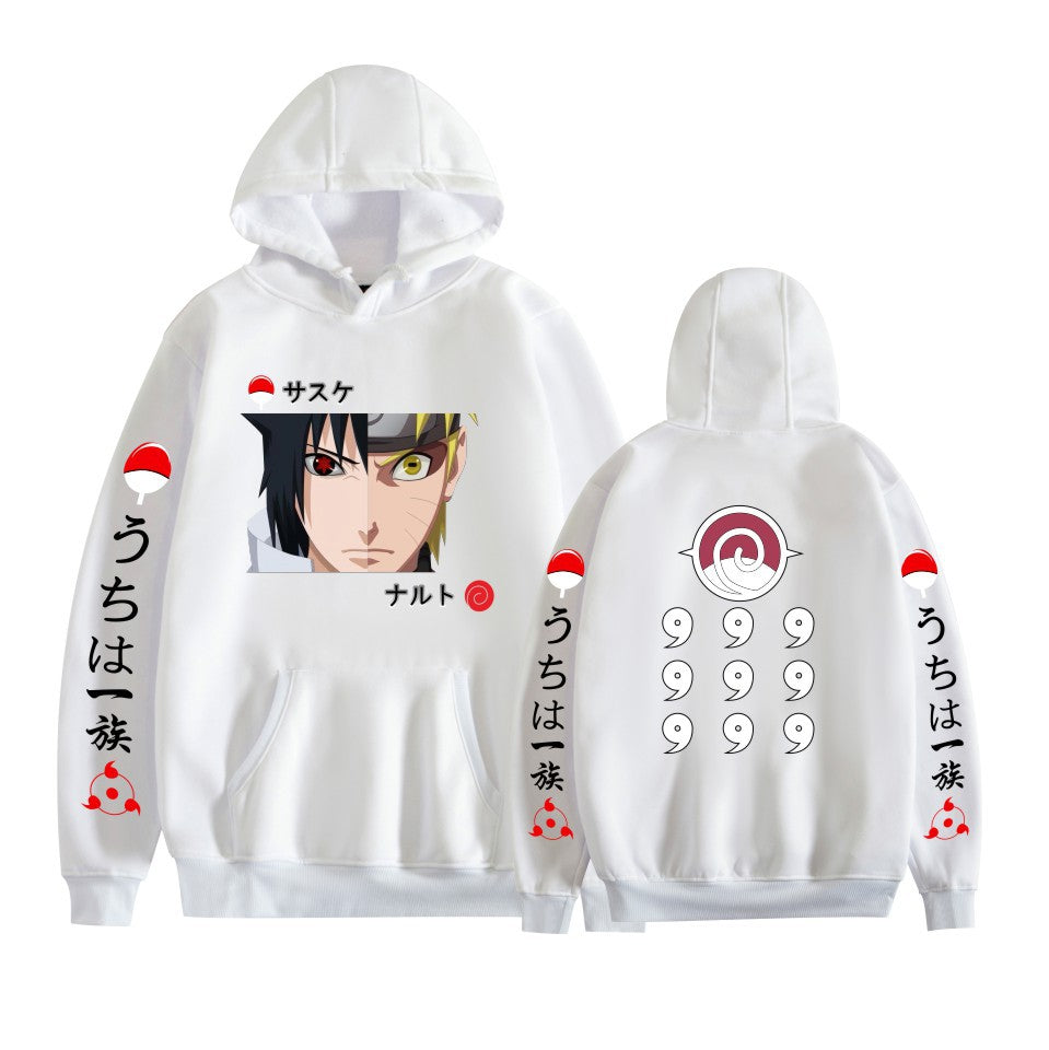 Japanese Anime Hoodies, Naruto's Sasuke Printed Sweatshirt