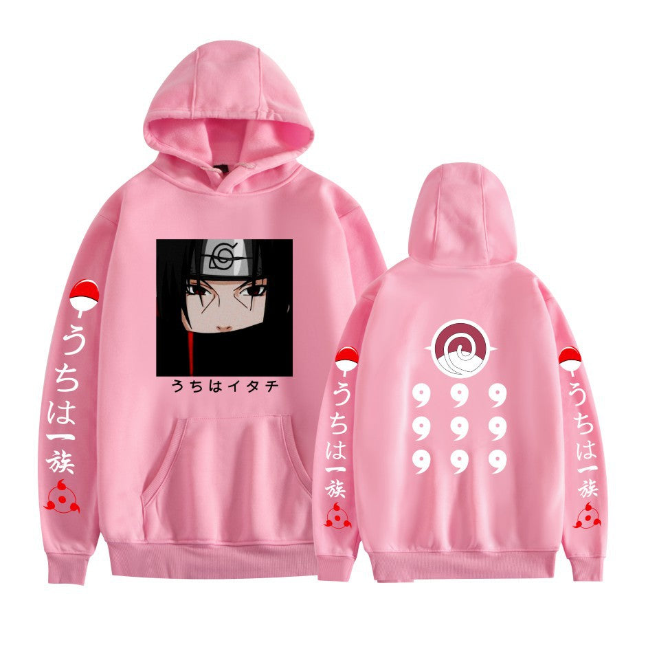 Japanese Anime Hoodies, Naruto's Itachi Uchiha Printed Sweatshirt