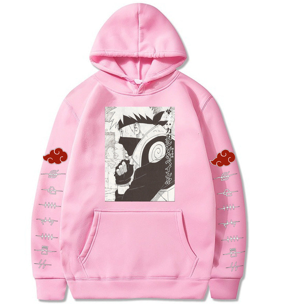 Japanese Anime Naruto Itachi Novelty Hoodies Printed Casual Sweatshirt