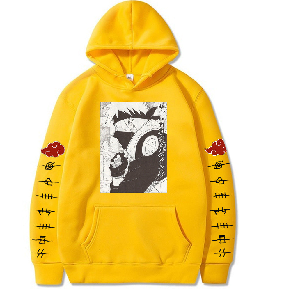 Japanese Anime Naruto Itachi Novelty Hoodies Printed Casual Sweatshirt