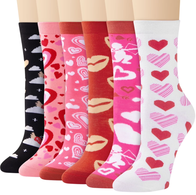 Loritta Womens Cute Socks Dog Cat Novelty Animal Socks Girl Cartoon Cotton Casual Crew Funny Socks Gifts