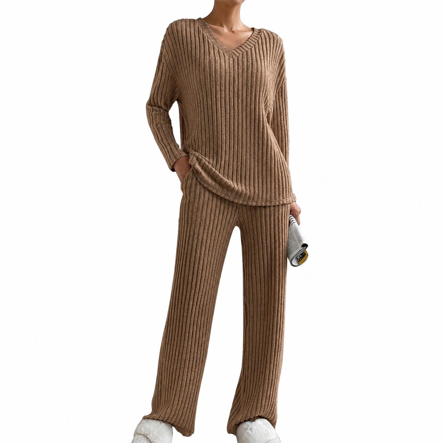 Loritta Women Pajama Sets 2 Piece Summer Short Sleeve Lounge Casual Sleepwear