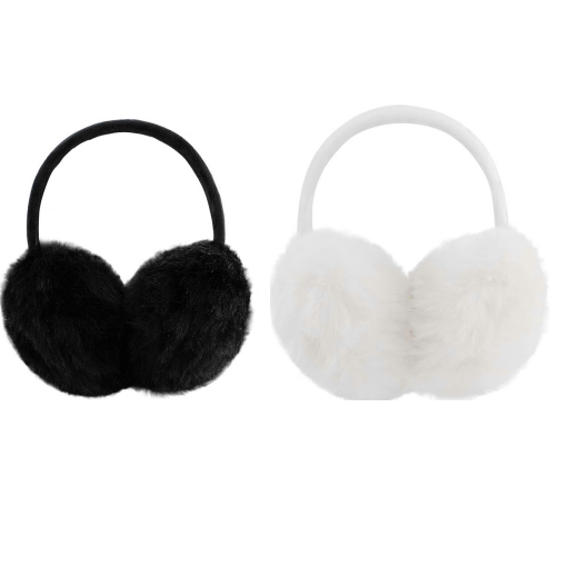 Loritta Earmuffs Ear Warmers For Women Winter Fur Foldable Ear Warmer