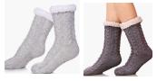 Loritta 2 Pairs Women Slippers Socks Thick Soft Inter Socks