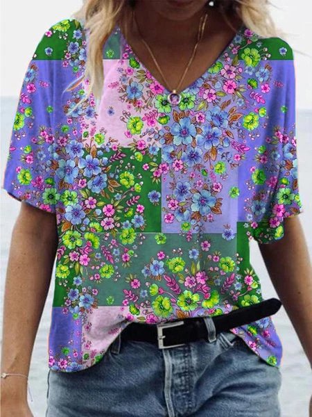 cotton-blend-floral-short-sleeve-vintage-t-shirts-img-show