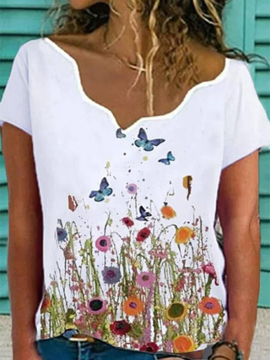 floral-floral-print-casual-short-sleeve-t-shirts-img-show