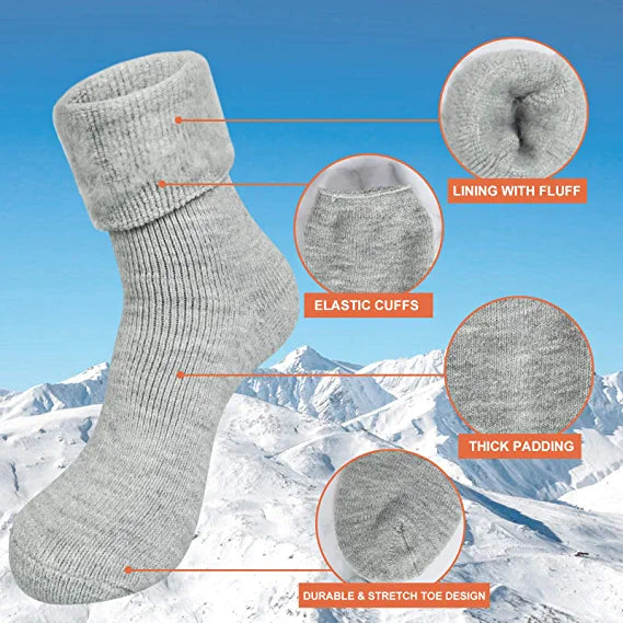 Loritta Thermal Socks for Women, Winter Warm Cold Weather Socks for Workout & Outdoor Activities