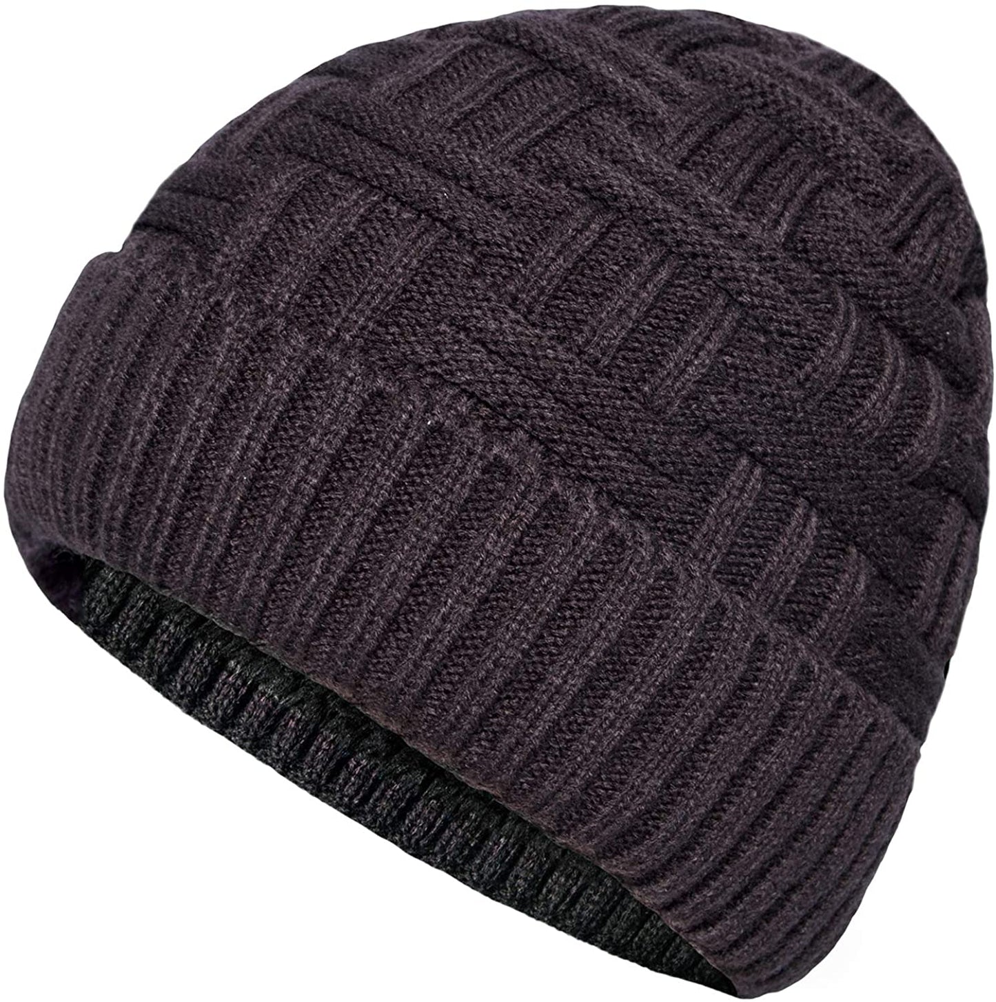 Winter Warm Knitted Wool Thick Baggy Slouchy Beanie Skull Cap