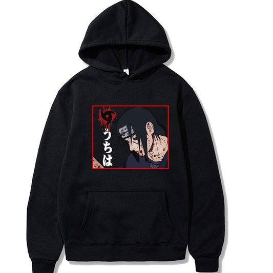 Itachi Naruto Anime Japanese Hoodie Sweatshirts Brothers Uchiha Itachi