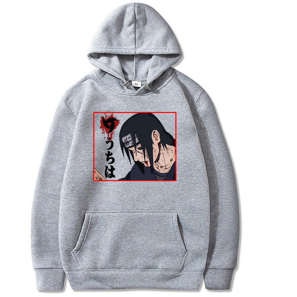 Itachi Naruto Anime Japanese Hoodie Sweatshirts Brothers Uchiha Itachi