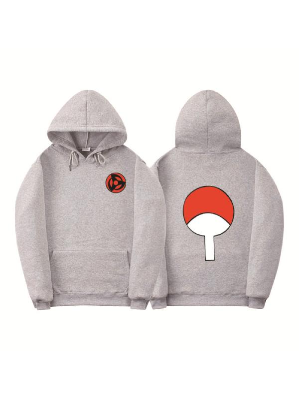 Anime Naruto Uchiha Clan Symbol Hoodie Unisex Sweatshirts