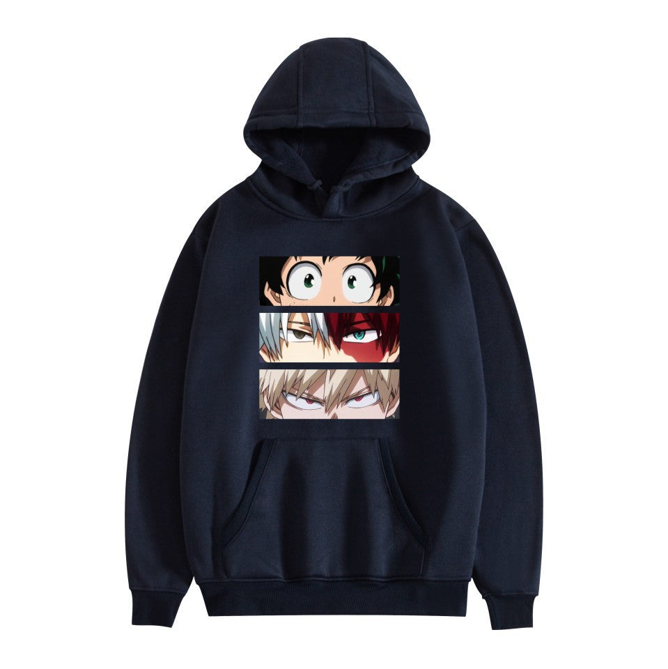 Manga Anime My Hero Academia Navy Hoodie