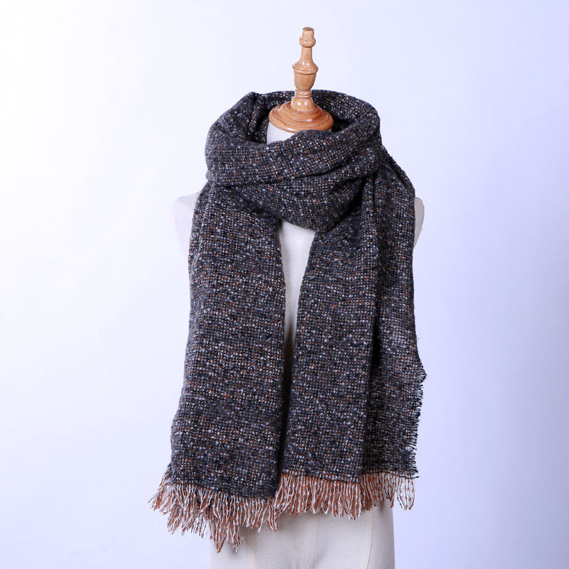 Circle yarn scarf high quality ladies oversized thick long scarf shawl - Loritta
