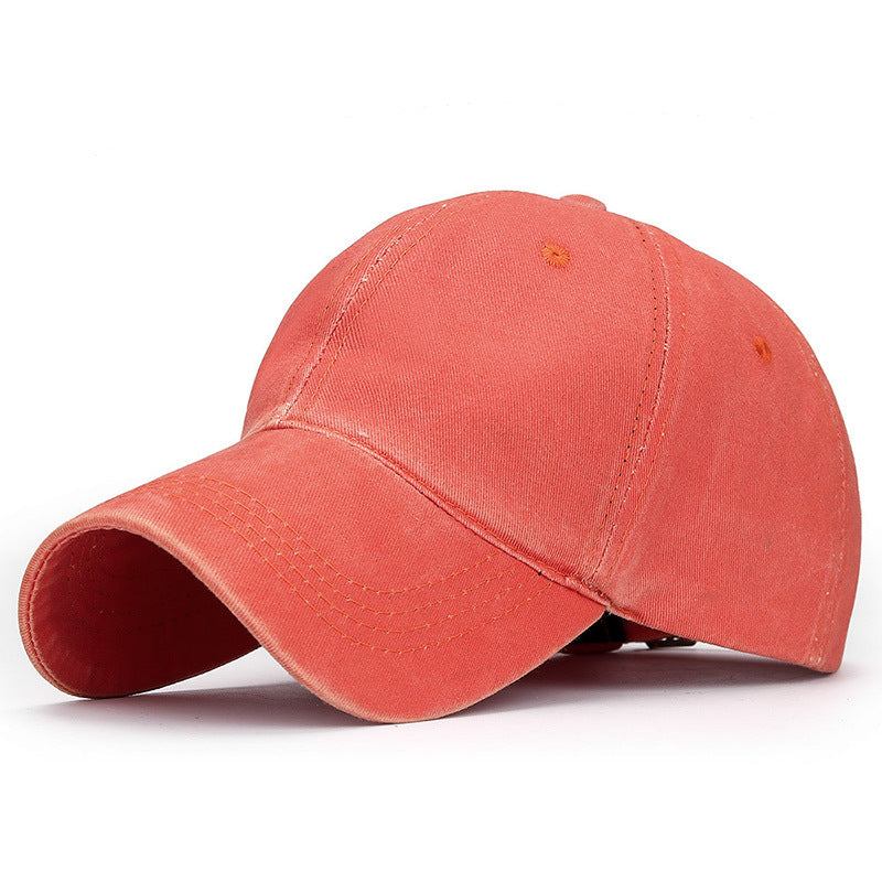 Pure Cotton Washed Baseball Cap Casual Light Board For Old Shading - Loritta