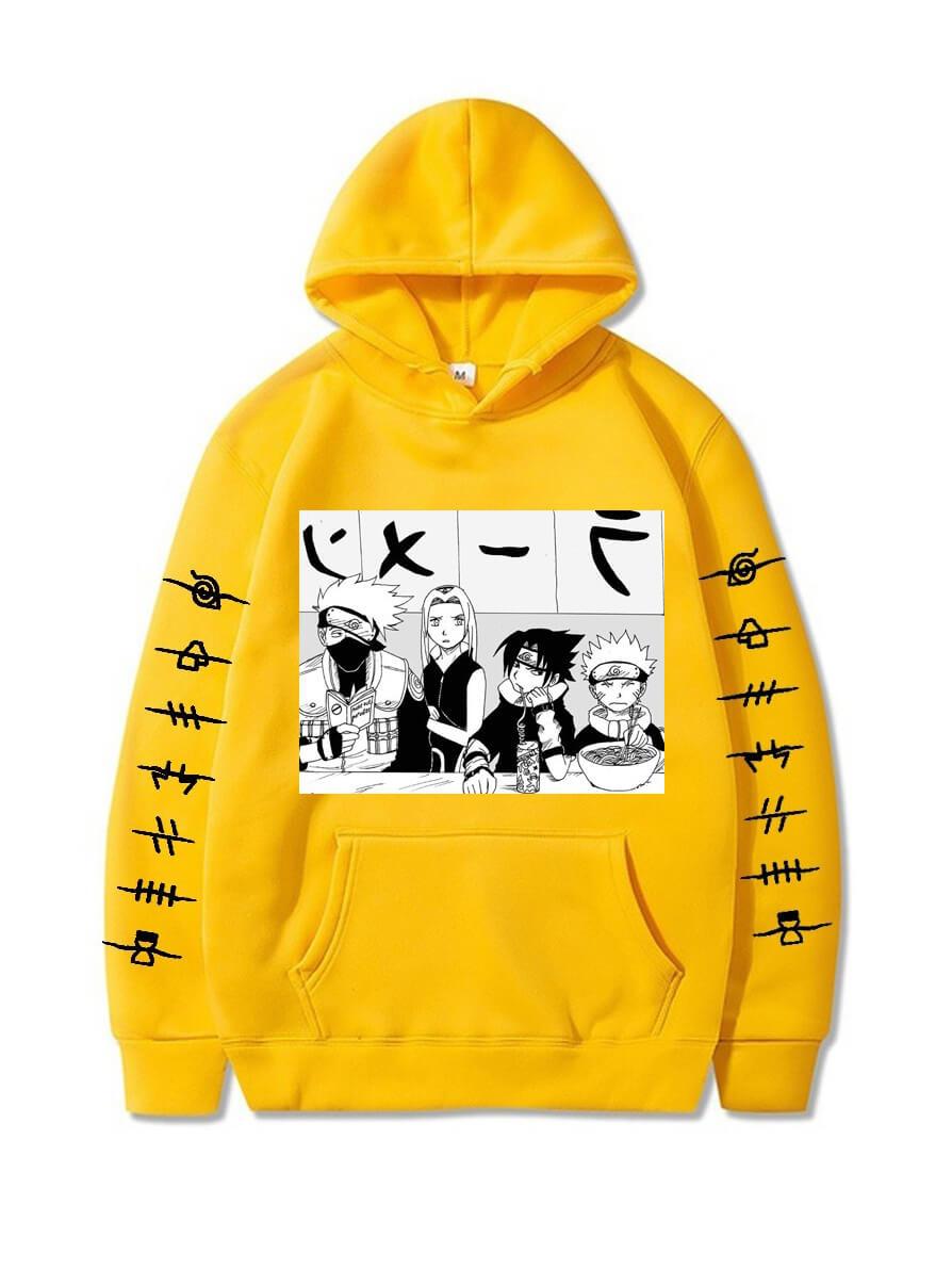 Anime Naruto Team Uzumaki Hoodies Manga Men's Pullover Women's Sweatshirt