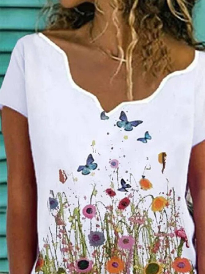 floral-floral-print-casual-short-sleeve-t-shirts-img-show