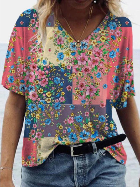 cotton-blend-floral-short-sleeve-vintage-t-shirts-img-show